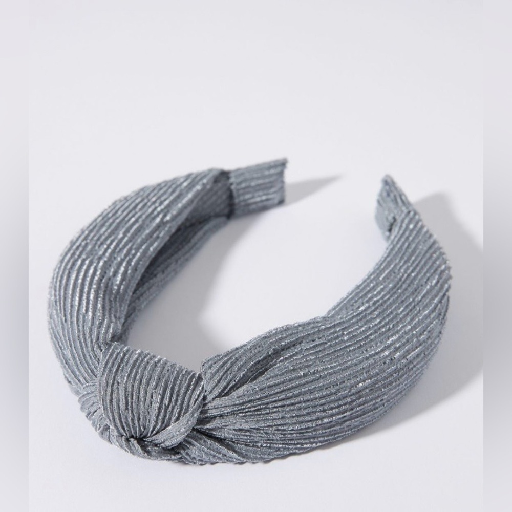 ‼️RARE‼️🎸Anthropologie🎸🔥NWOT🔥Susie Knotted Headband in Slate